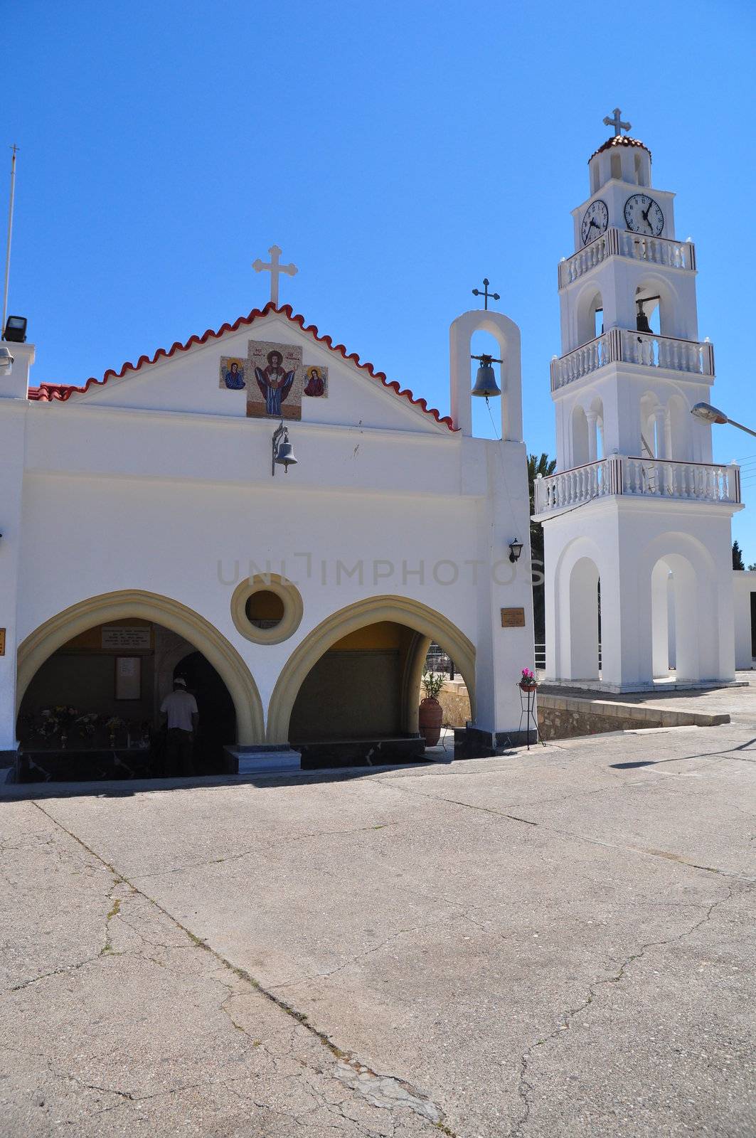 Chapel in Lindos Town, Rhodes, Greece