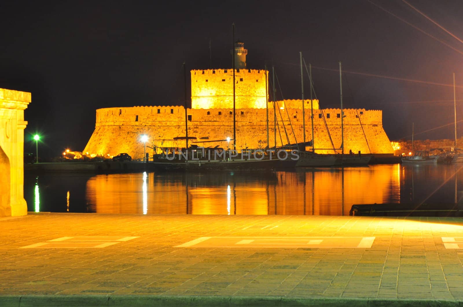 Even after sunset, Rhodes is still a magical place.

