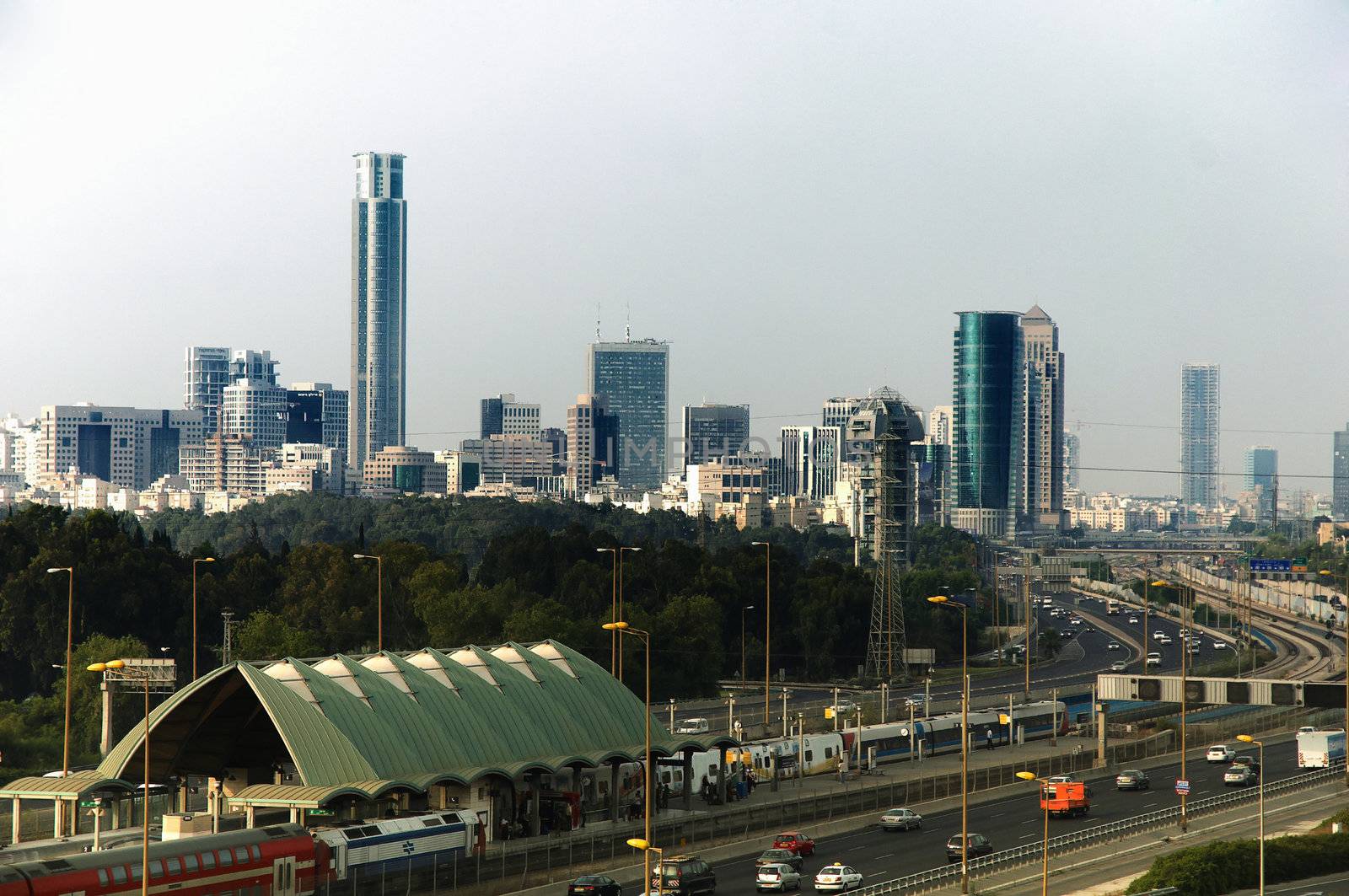 The modern metropolis with enormous opportunities for both business and leisure. Tel Aviv .