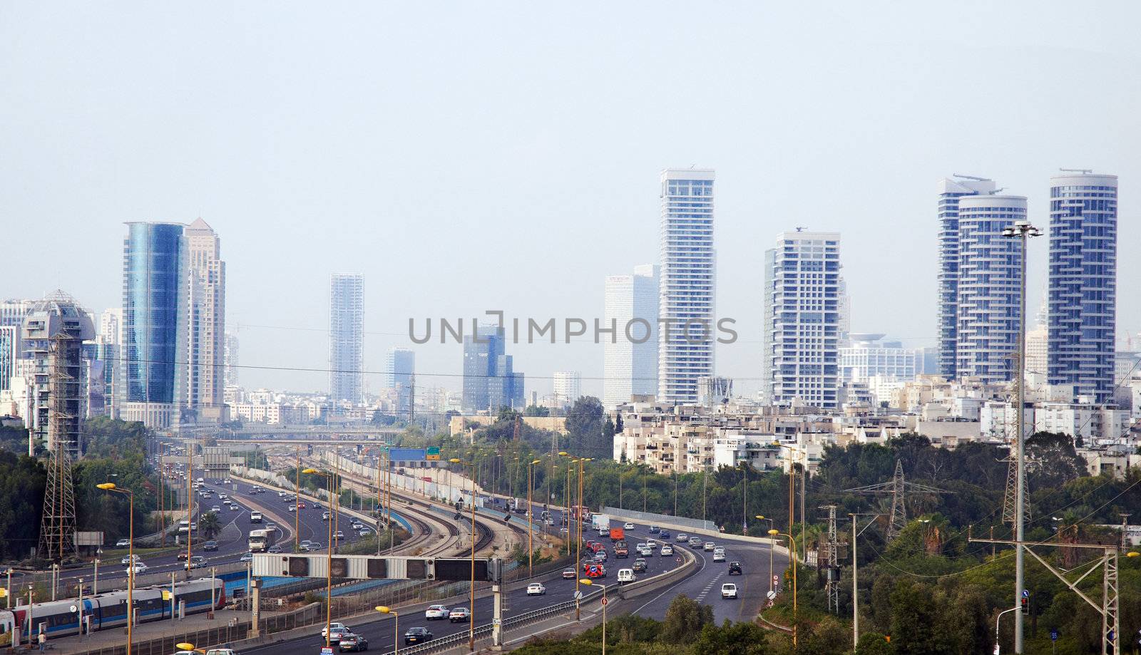 The modern metropolis with enormous opportunities for both business and leisure. Tel Aviv .