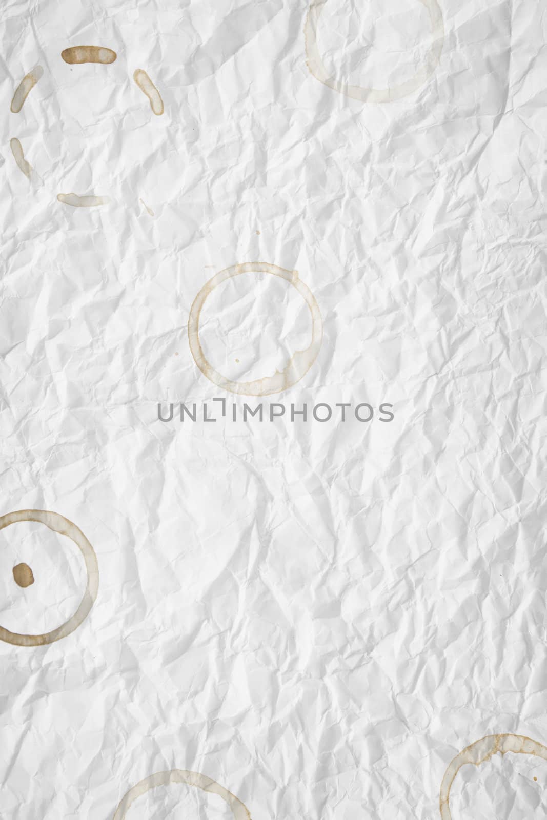 texture of white crumpled paper, used for background