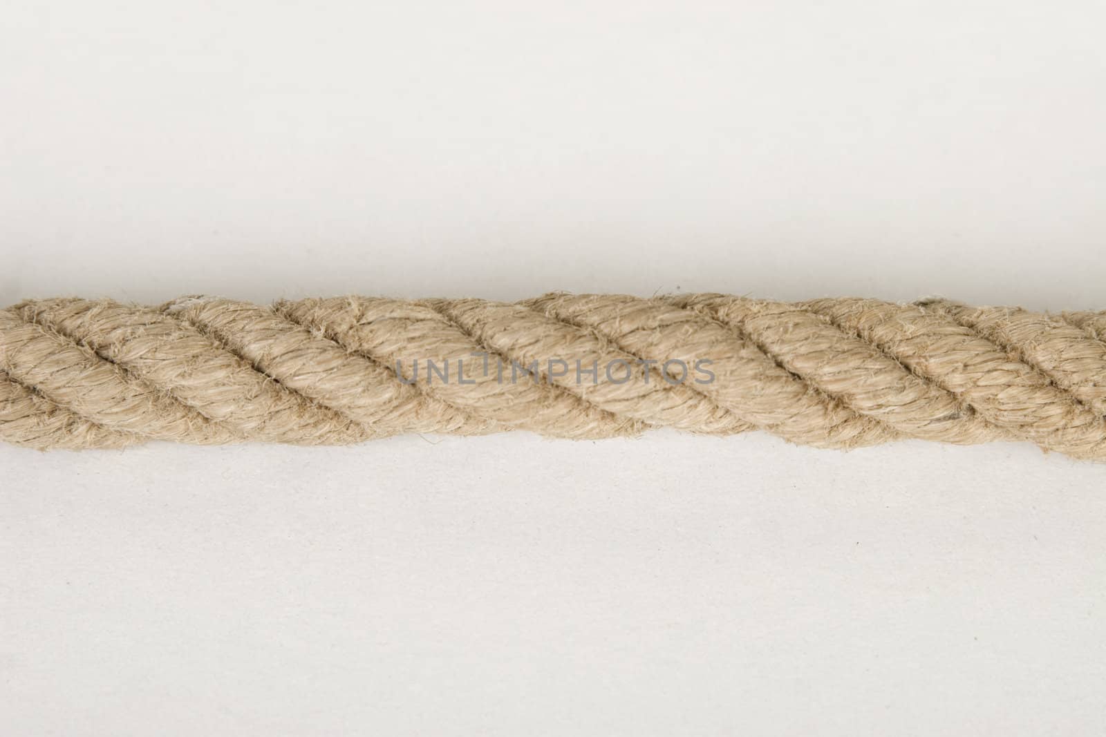 close up of industrial rope made from hemp