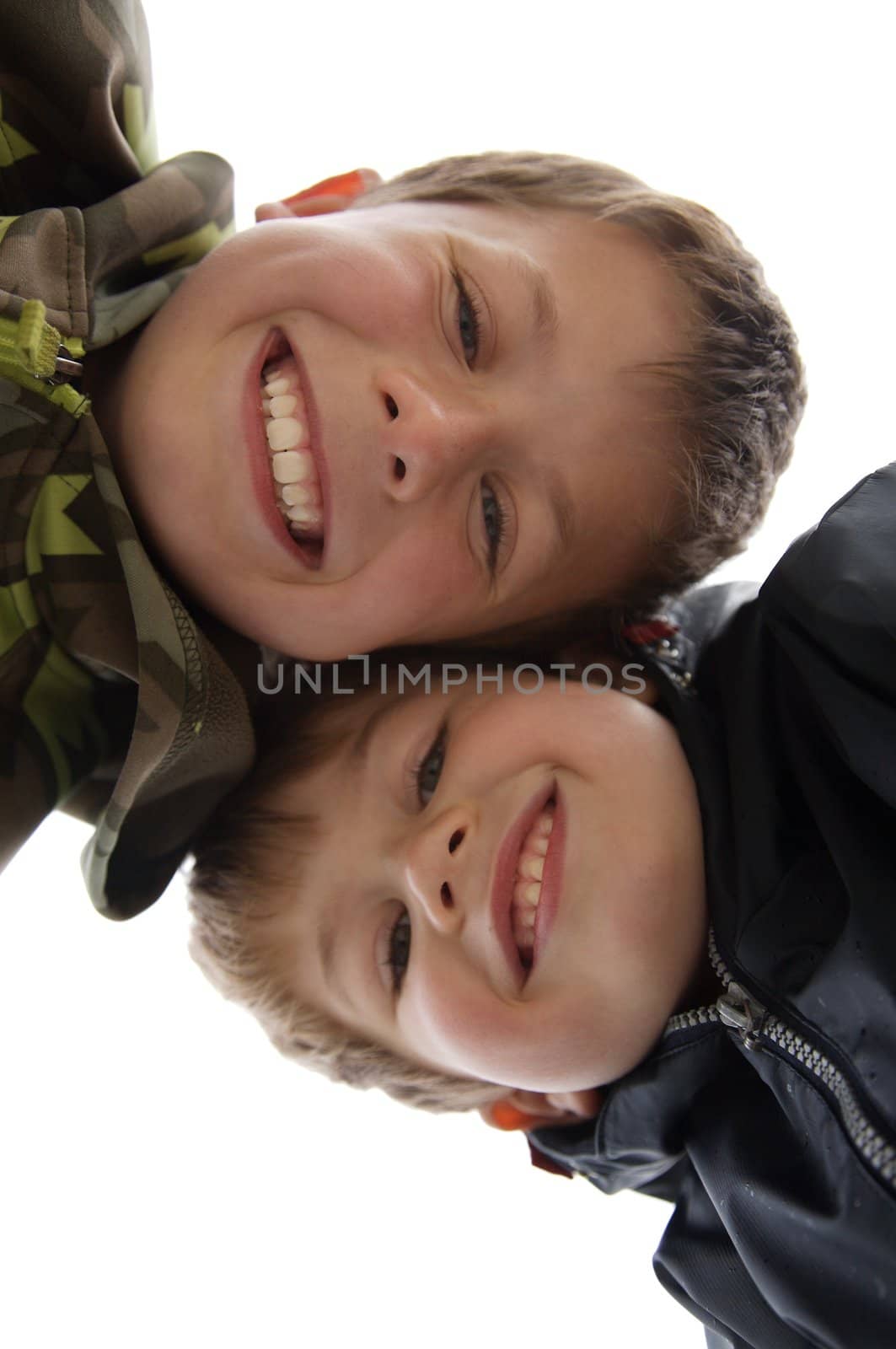 young boys smiling by RainerPlendl