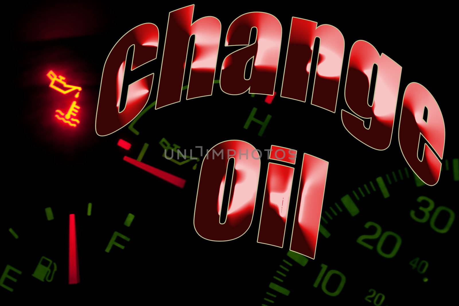 Change oil service engine light