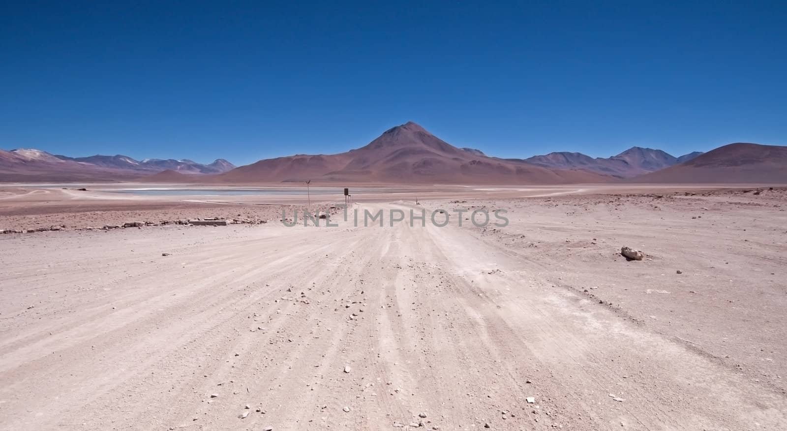 Dry desert crossing between Chile & Bolivia
