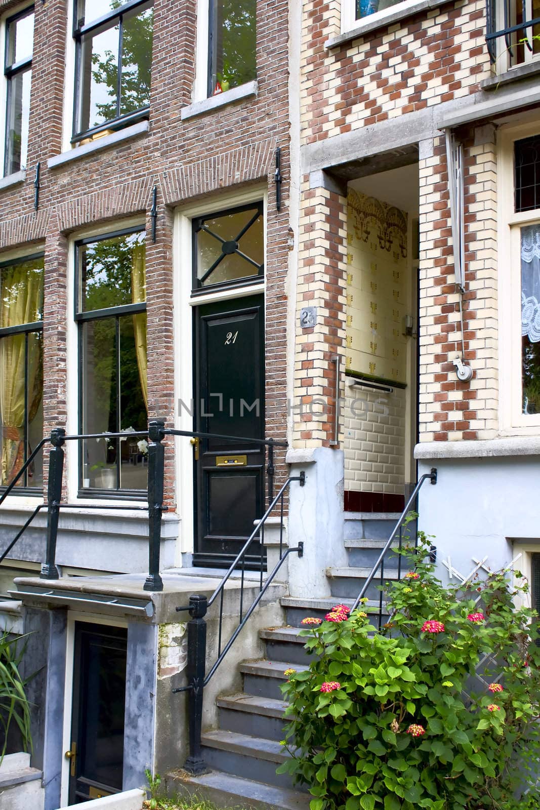 Typical house in center of Amsterdam