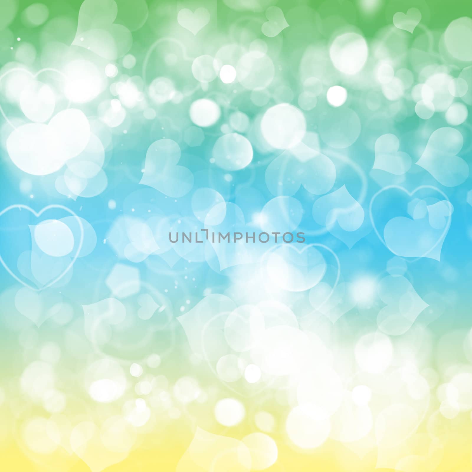 colorful gradient background with bokeh effects by sadestock