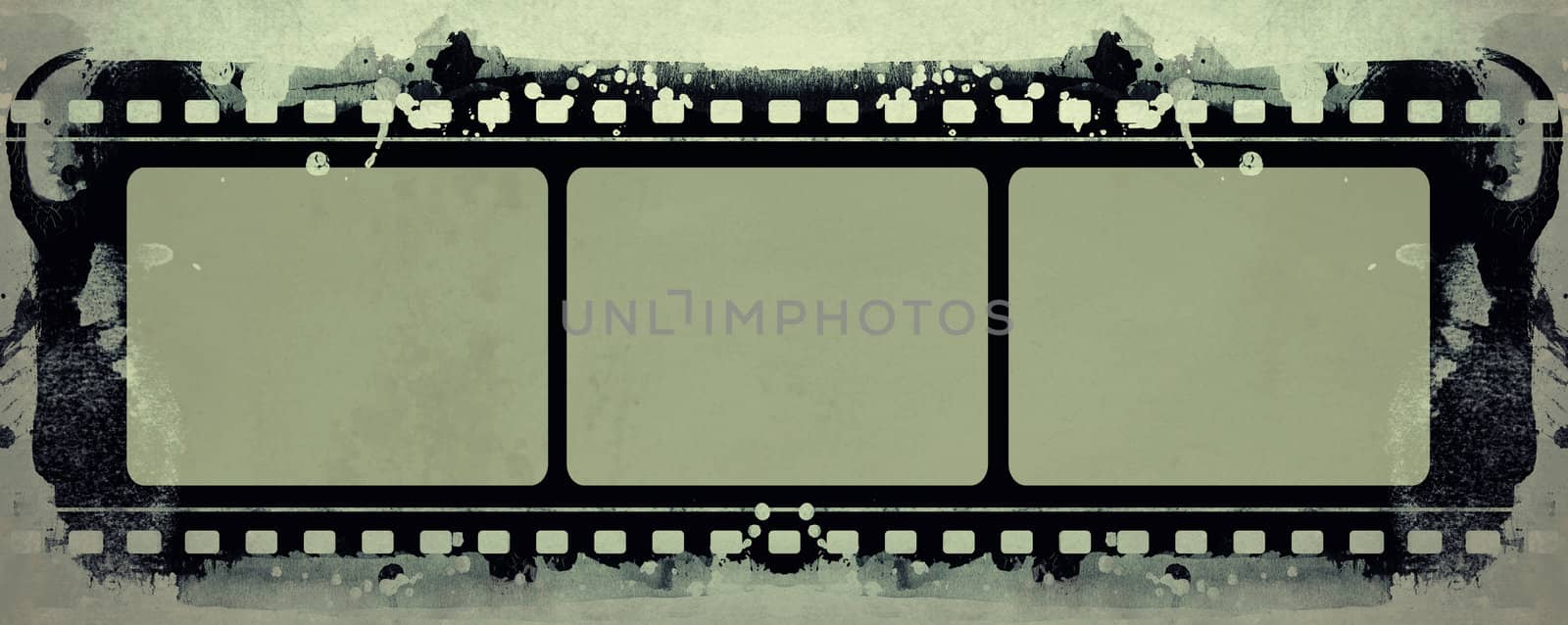 Computer designed highly detailed film frame with space for your text or image. Nice grunge element for your projects. More images like this in my portfolio