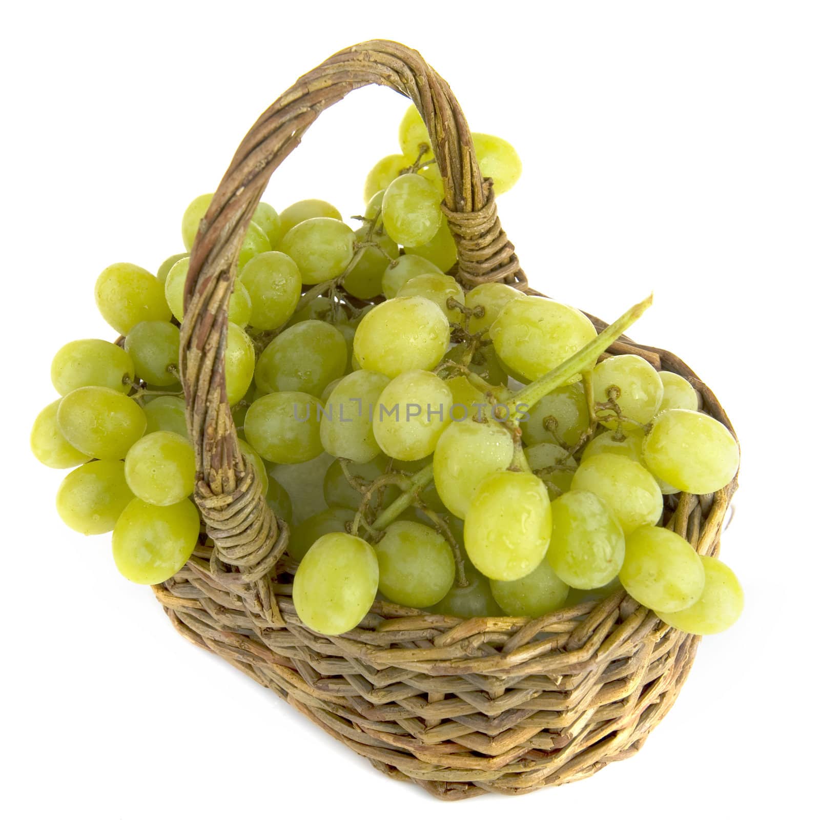 grapes in a basket
