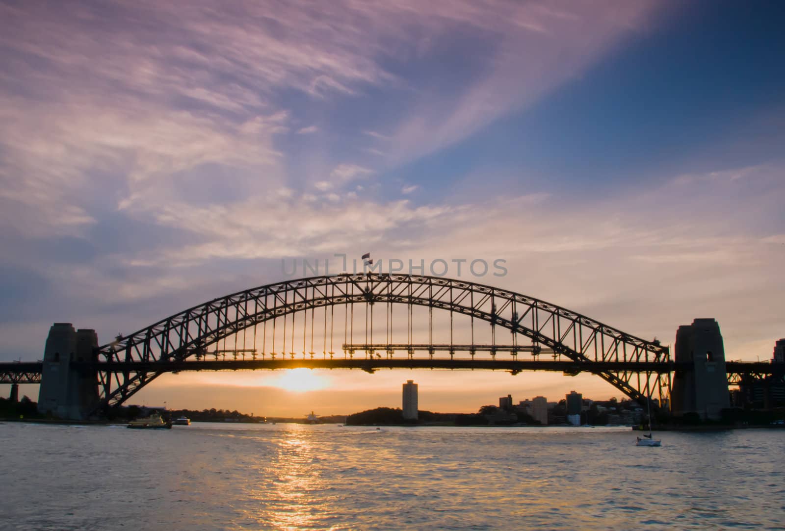 Sydney Harbour Bridge at Sunset