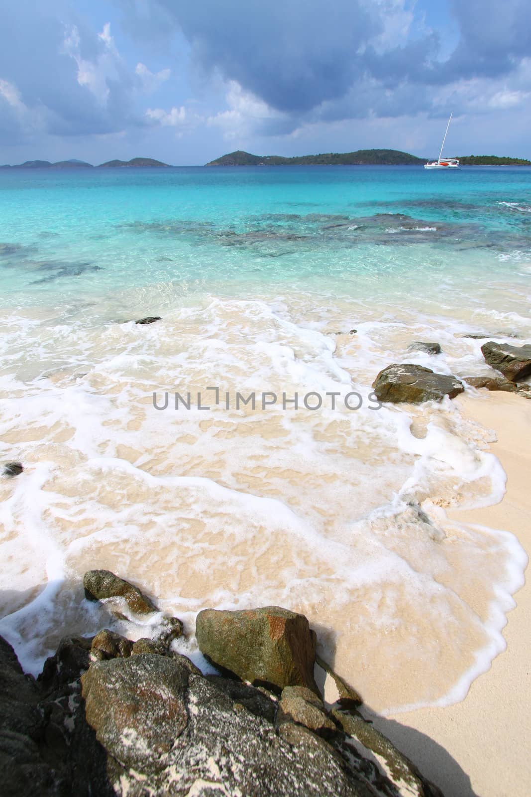 Honeymoon Beach on Saint John - US Virgin Islands