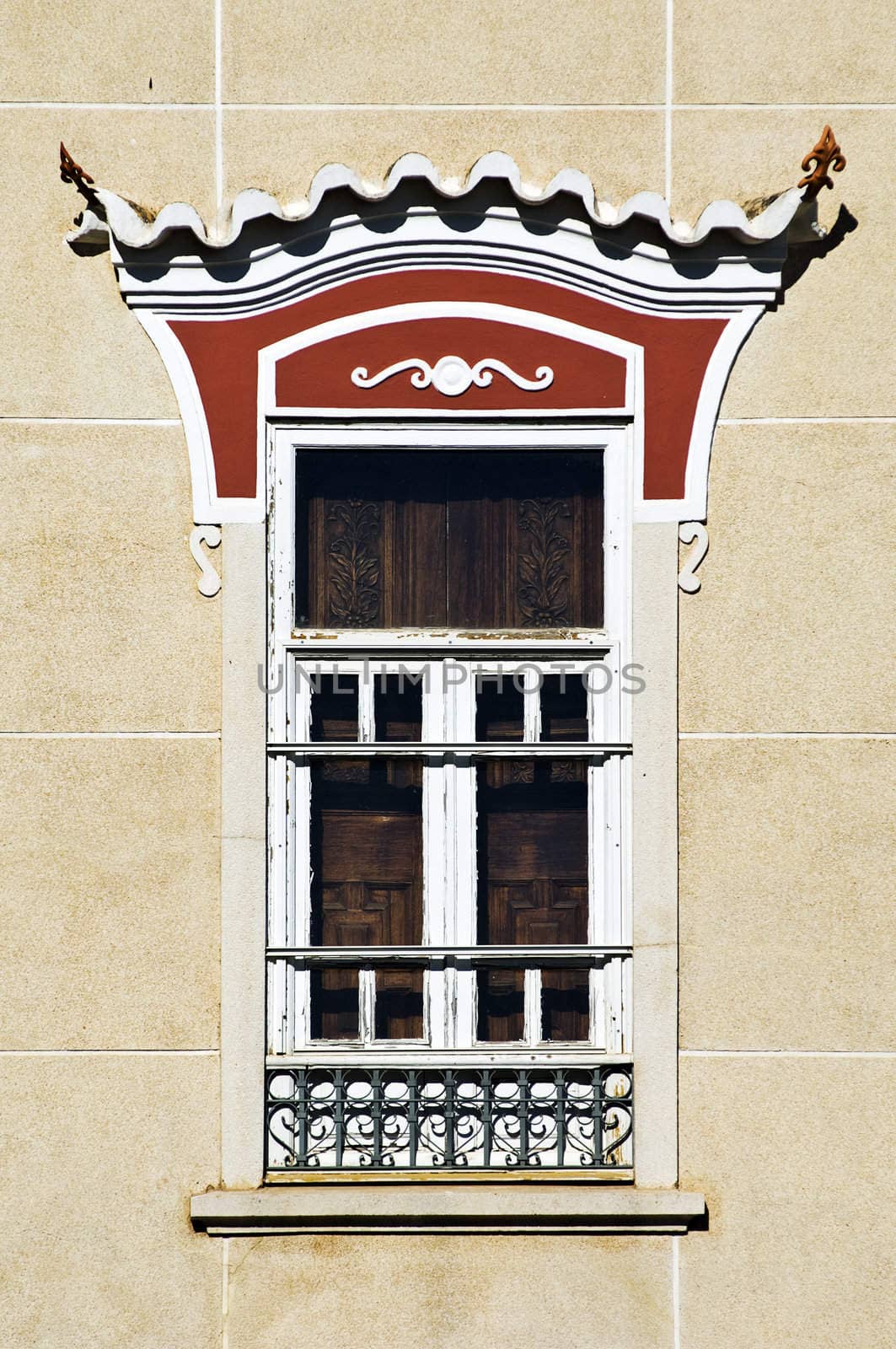 Decorated window, Portugal