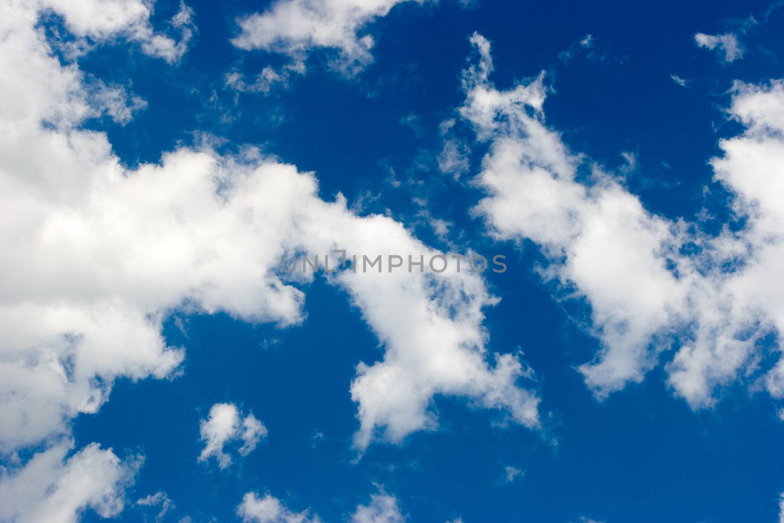 Summer sky with some clouds background