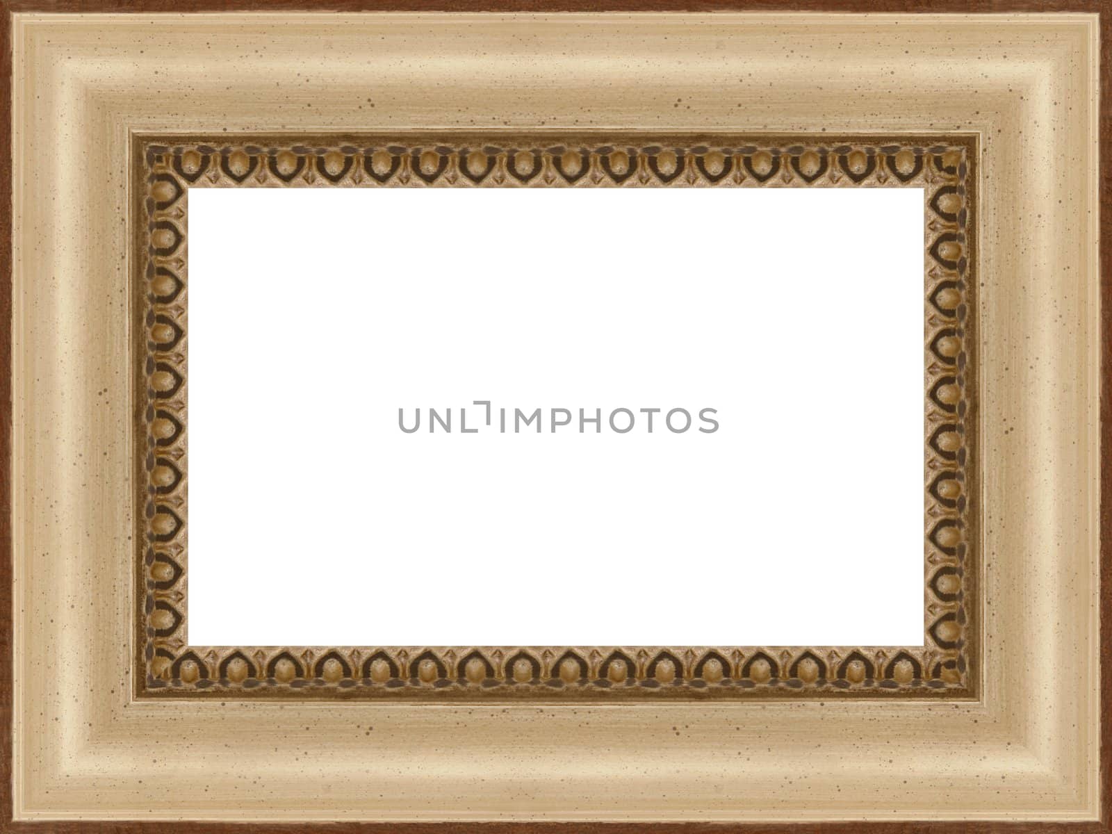 a picture frame on a white