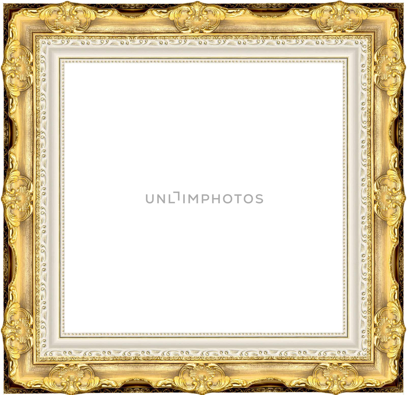 a picture frame on a white