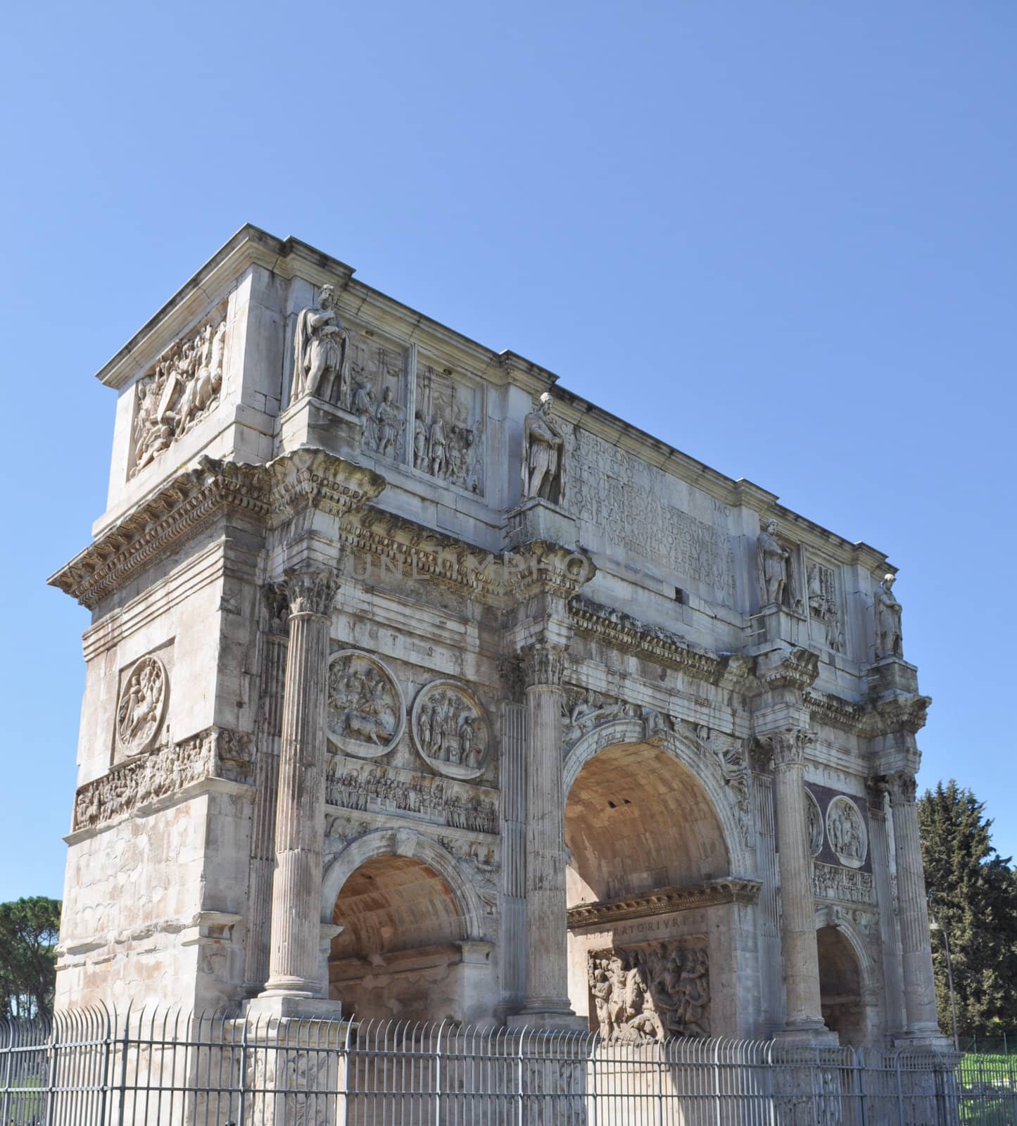The Arch of Constantine (Arco di Costantino), Rome, Italy