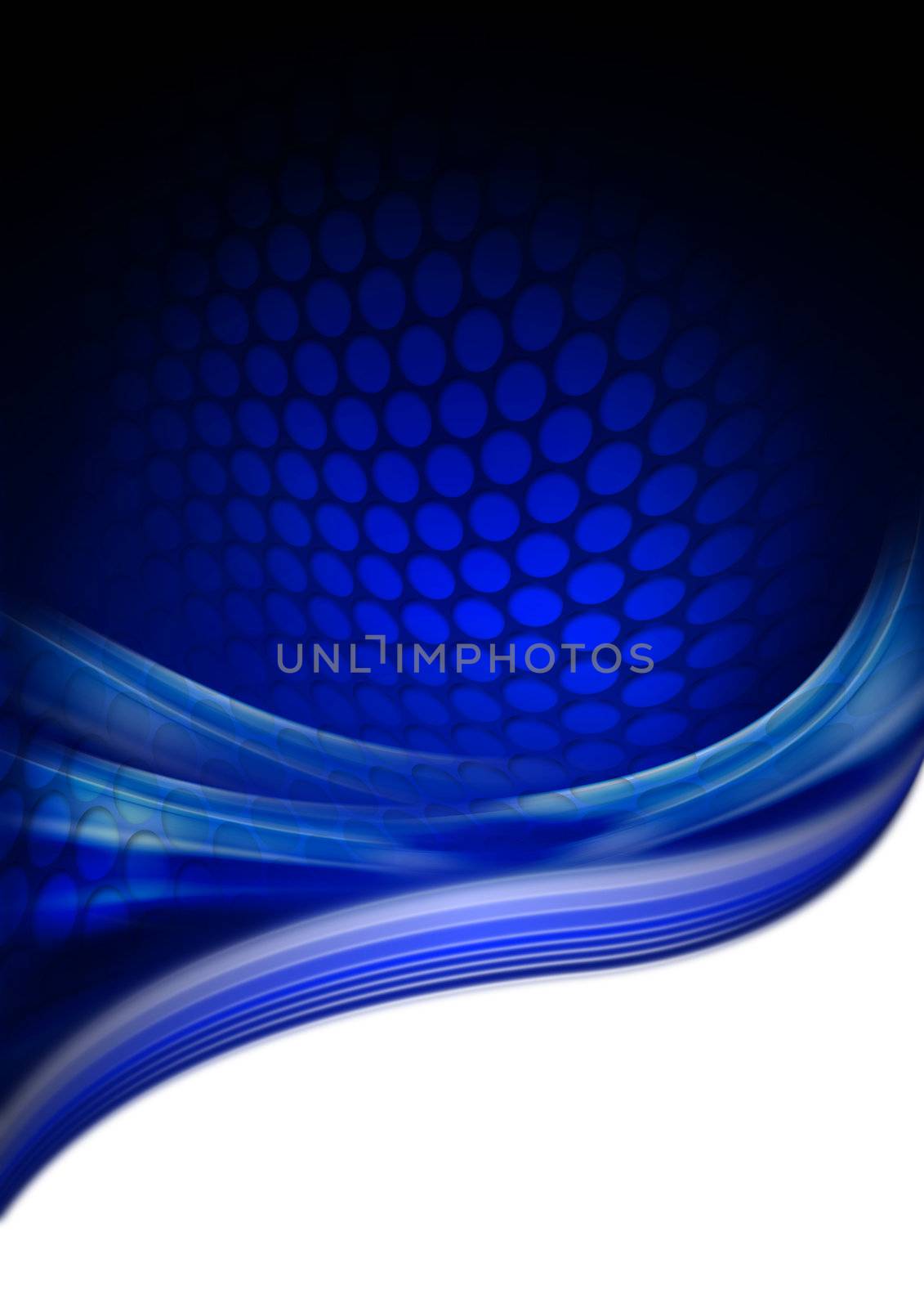 Black and blue background for the cover page or poster with shades