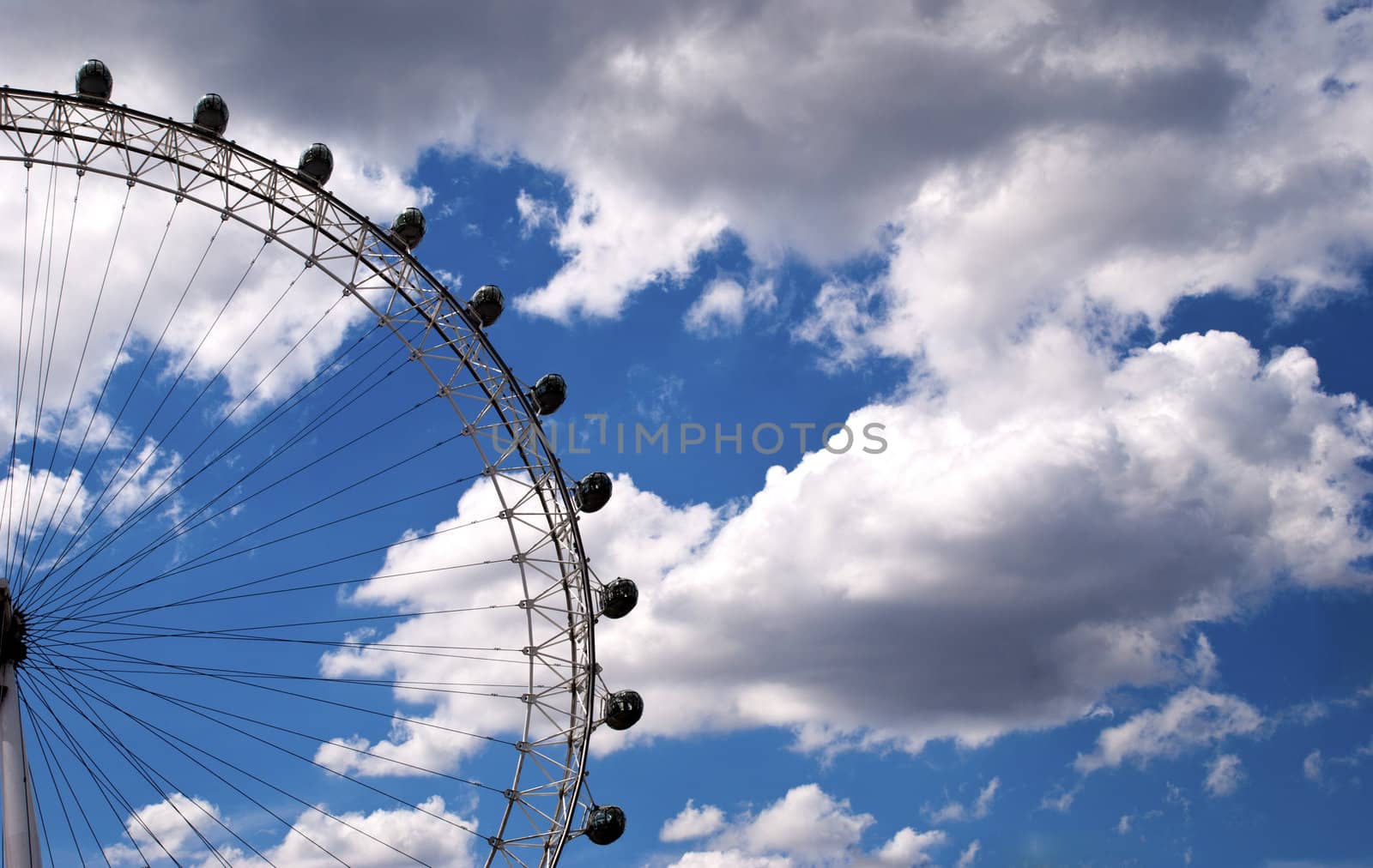 London Eye, the UK’s most popular paid for visitor attraction, visited by over 3.5 million people a year. Picture taken 2010-07-11