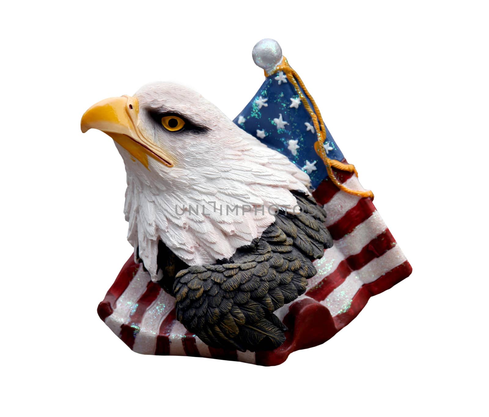 american flag with eagle by dcwcreations