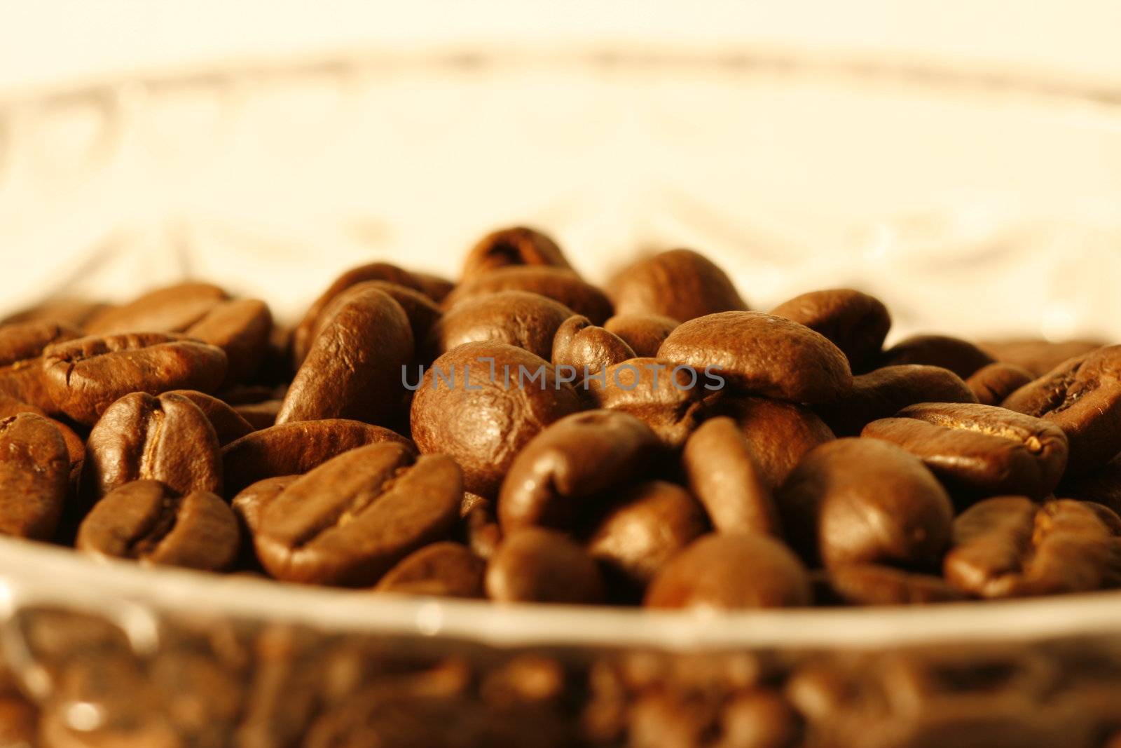 Coffee beans in the glass by koep