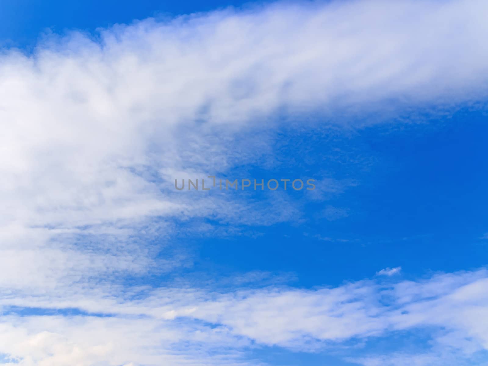 photo of the blue cloudy sky background