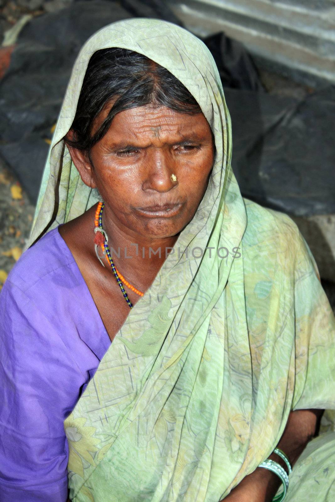 Sad Beggar Woman by thefinalmiracle