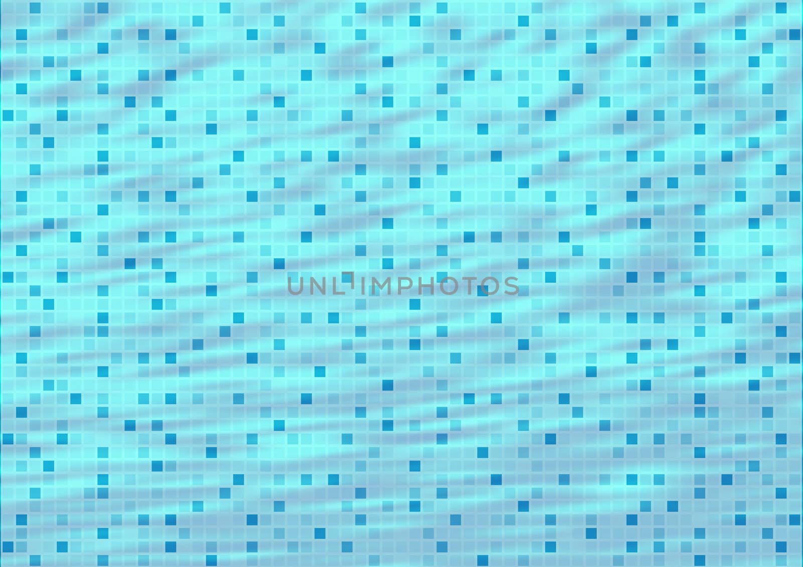 Abstract Background  - Blue Swimming Pool Tiles Under Water