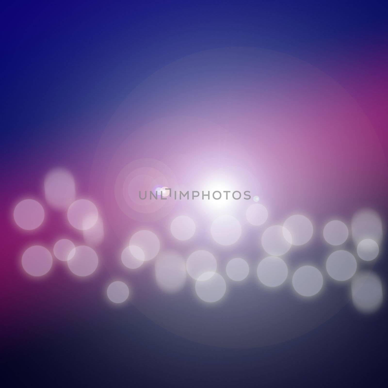 Abstract Background - Blue and Violet Evening Bokeh