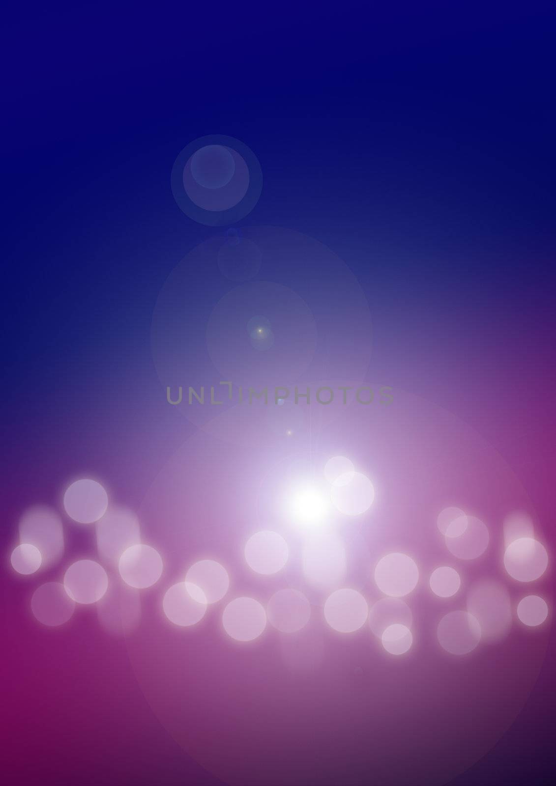 Abstract Background - Blue and Violet Evening Bokeh