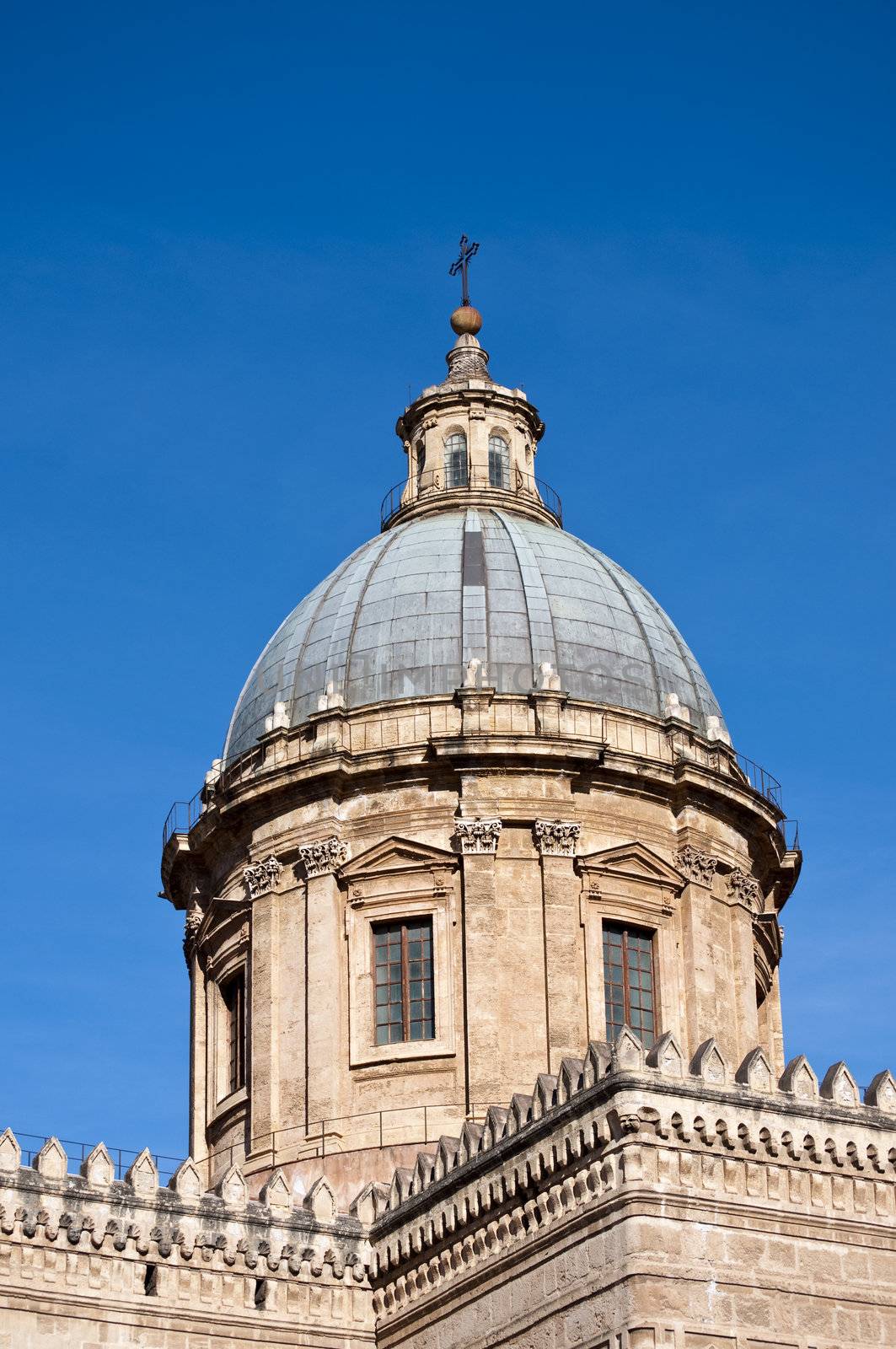 Details of the beautiful cathedral of Palermo