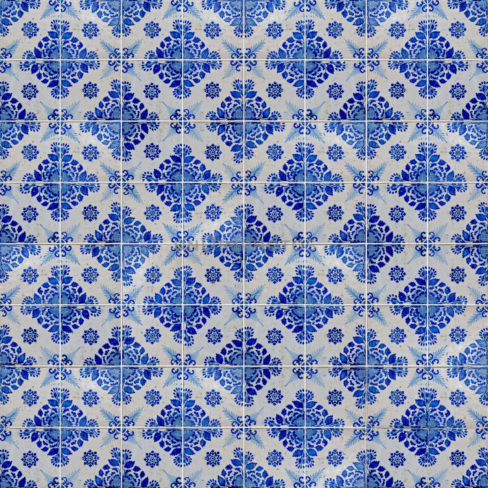 Seamless tile pattern of ancient ceramic tiles.