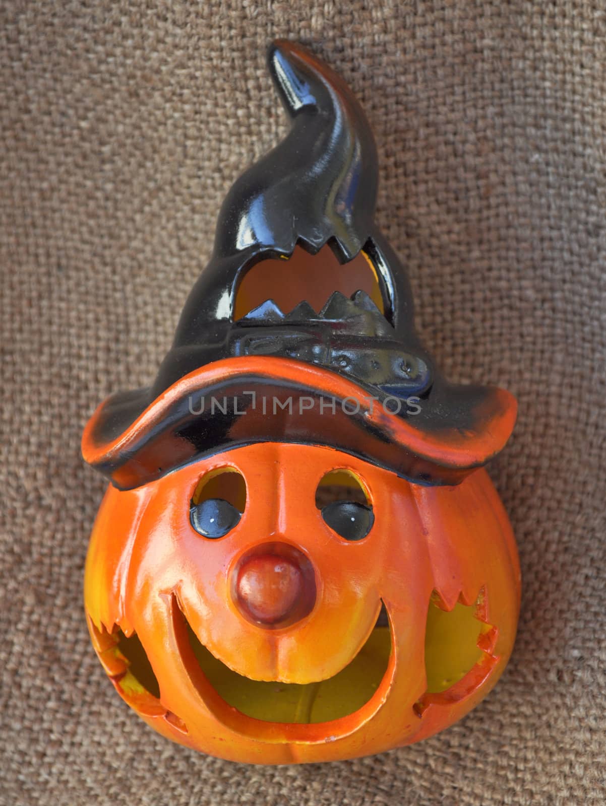 Halloween Jack o lantern orange pumpking lamp