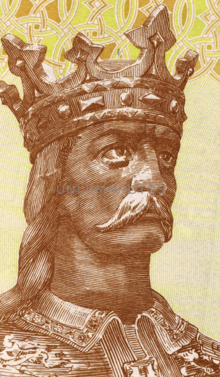 Stephen III of Moldavia (1432-1504) on 1 Leu 2006 Banknote from Moldavia. Prince of Moldavia during 1457-1504 and the most prominent representative of the House of Musat.
