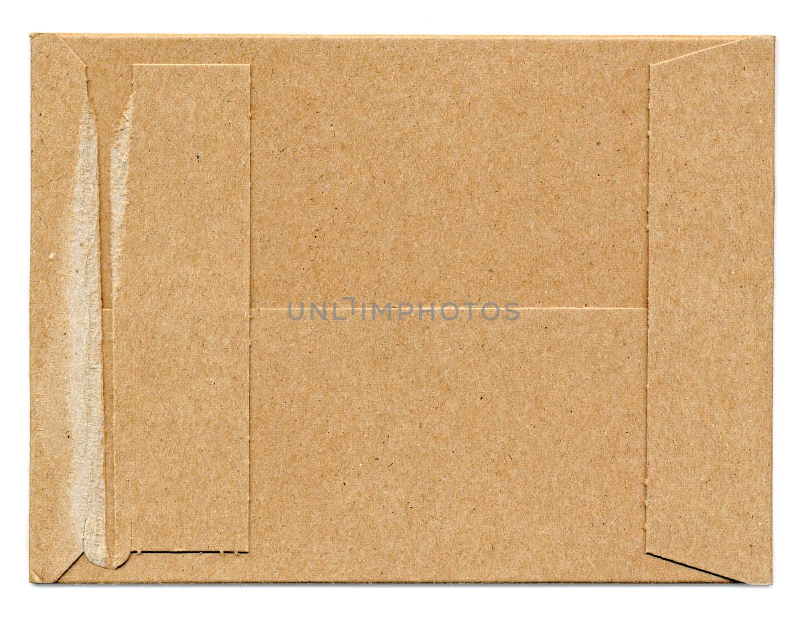 Parcel or small packet isolated over white