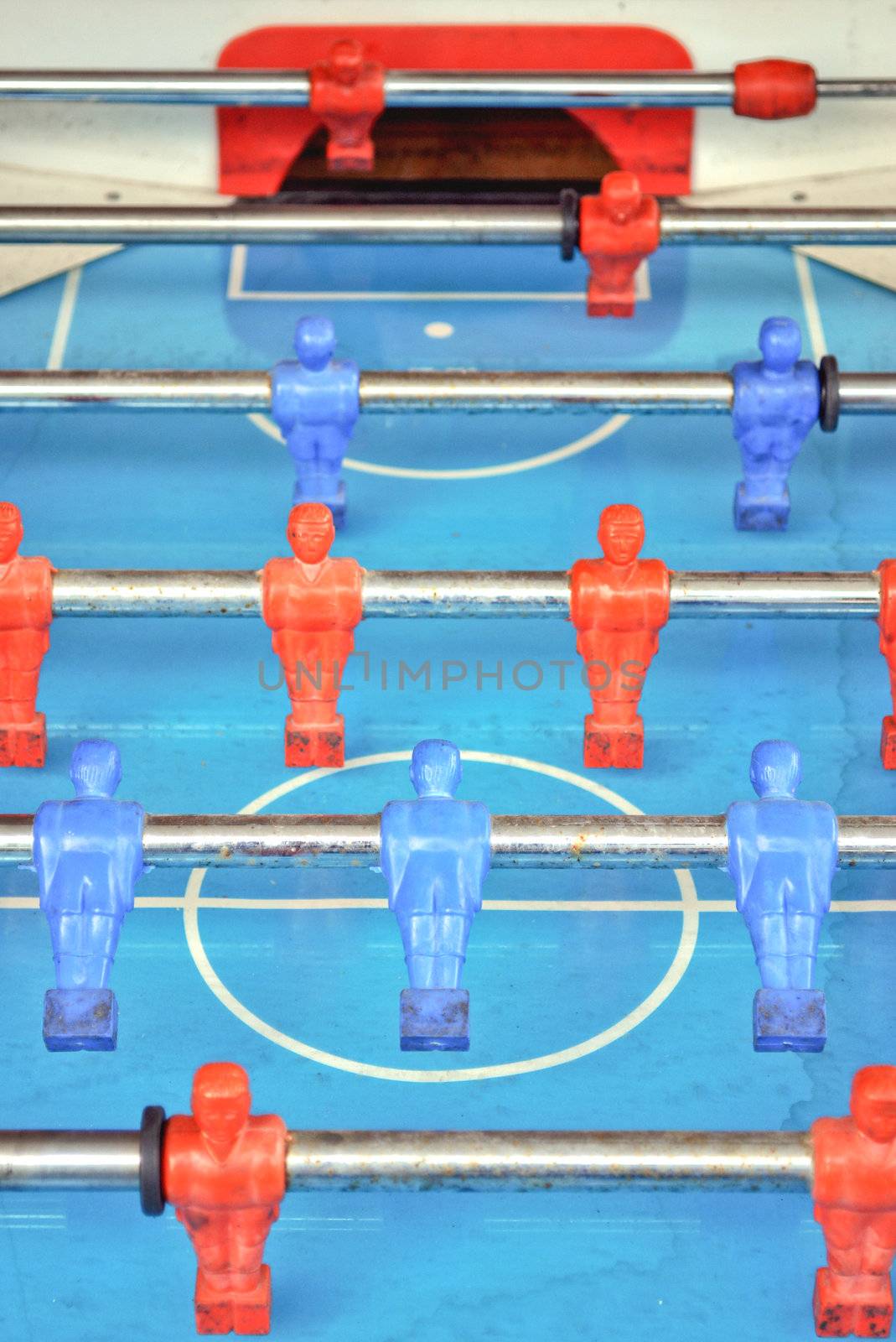 Table football game also known as foosball