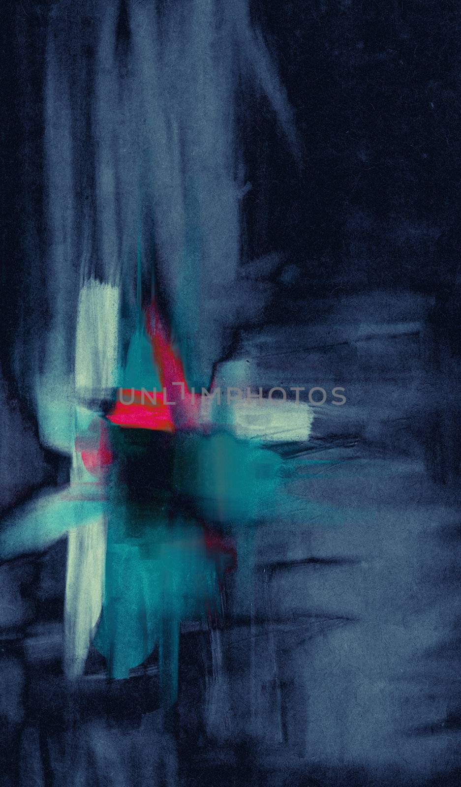 Computer designed high detailed grunge abstract textured background - collage with space for your text