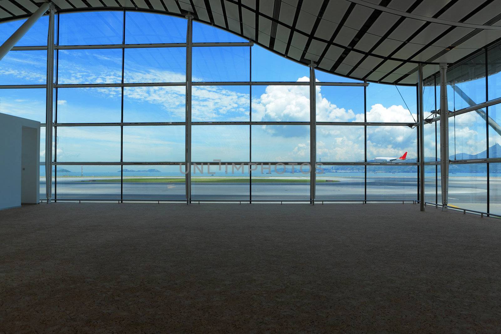 waiting hall in airport