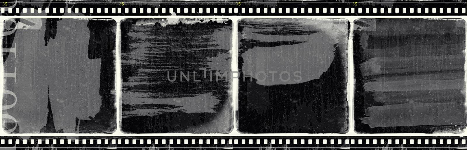 Computer designed highly detailed film frame with space for your text or image. Nice grunge element for your projects. More images like this in my portfolio