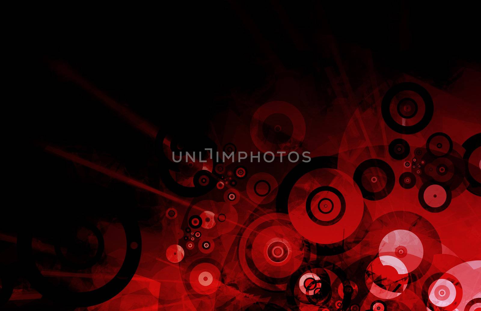 Grunge Music Background with Colorful Effects Art