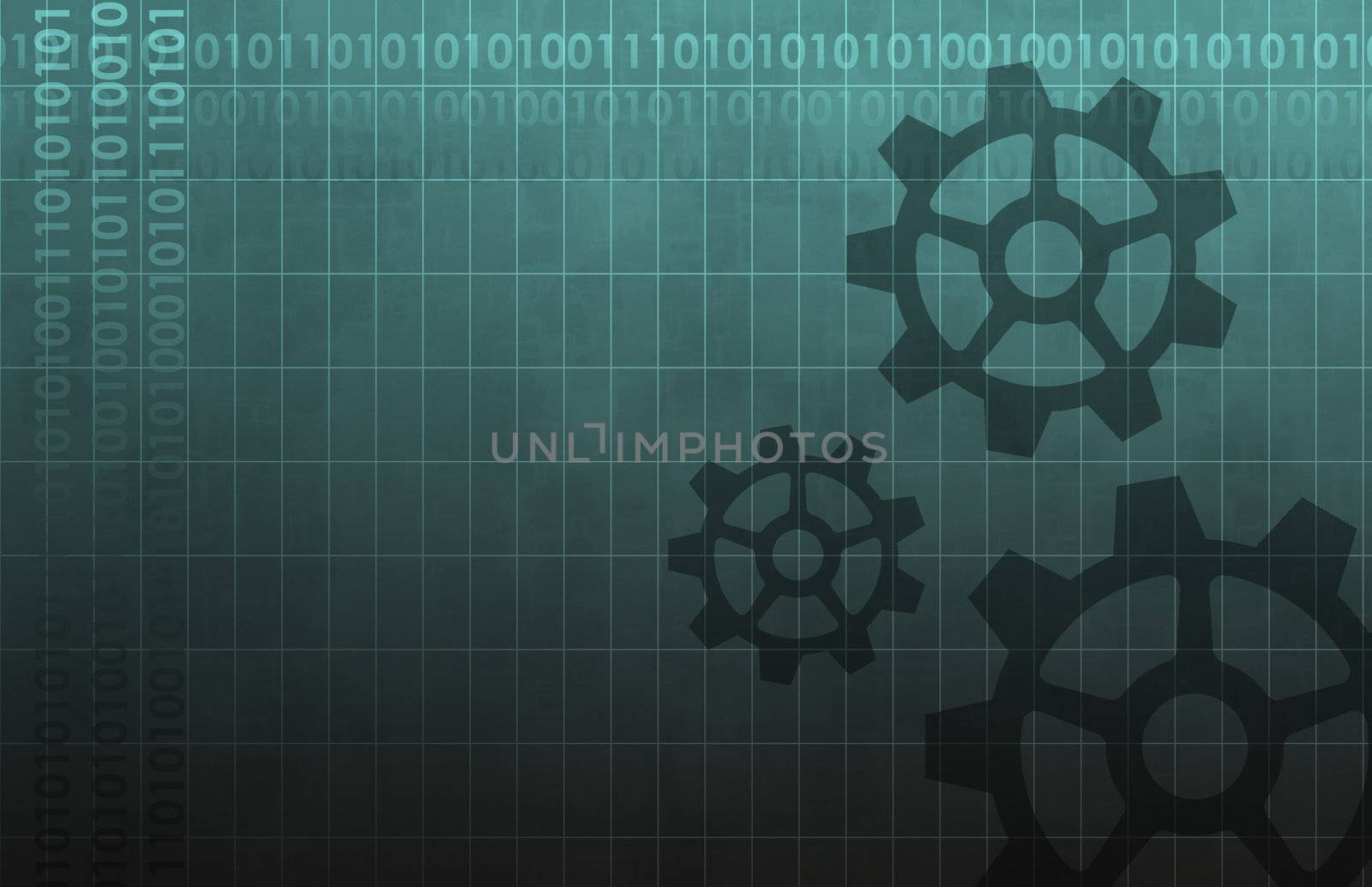 Mechanical Background Art Data Design Abstract