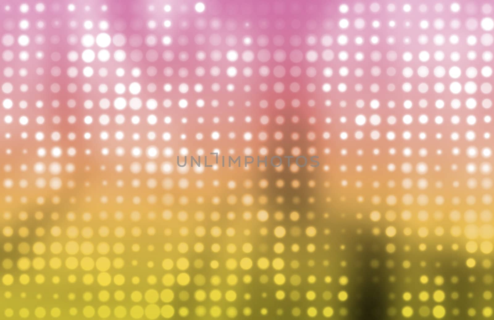 Glowing Colorful Dots as a Abstract Background 