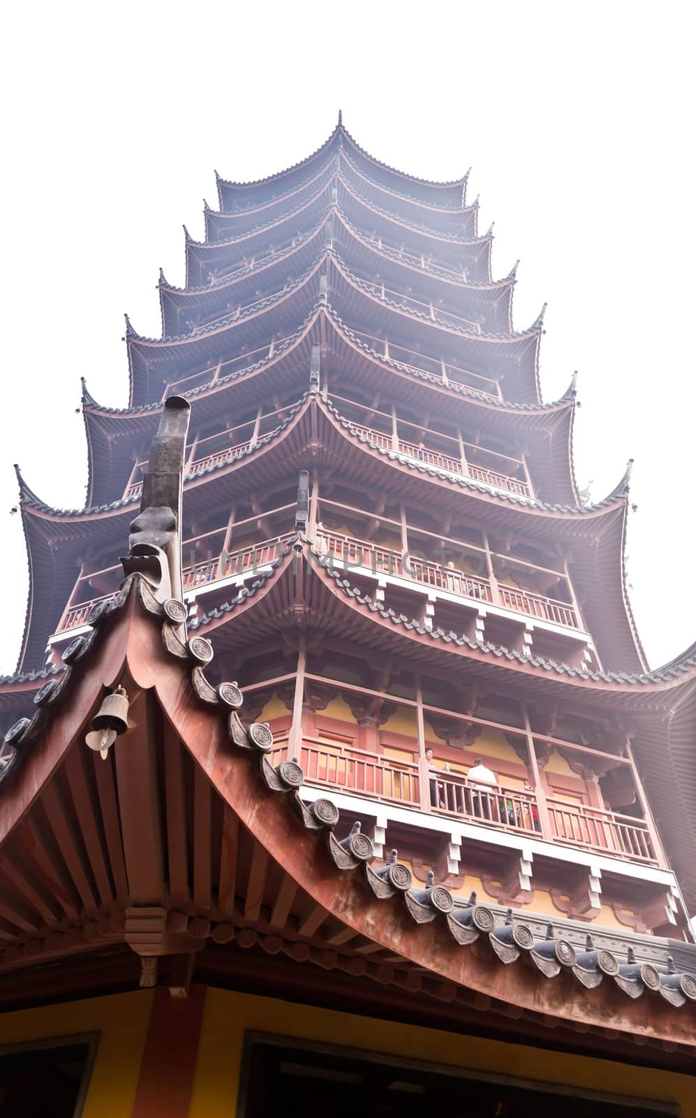 The famous Basita pagoda in Suzhou China 