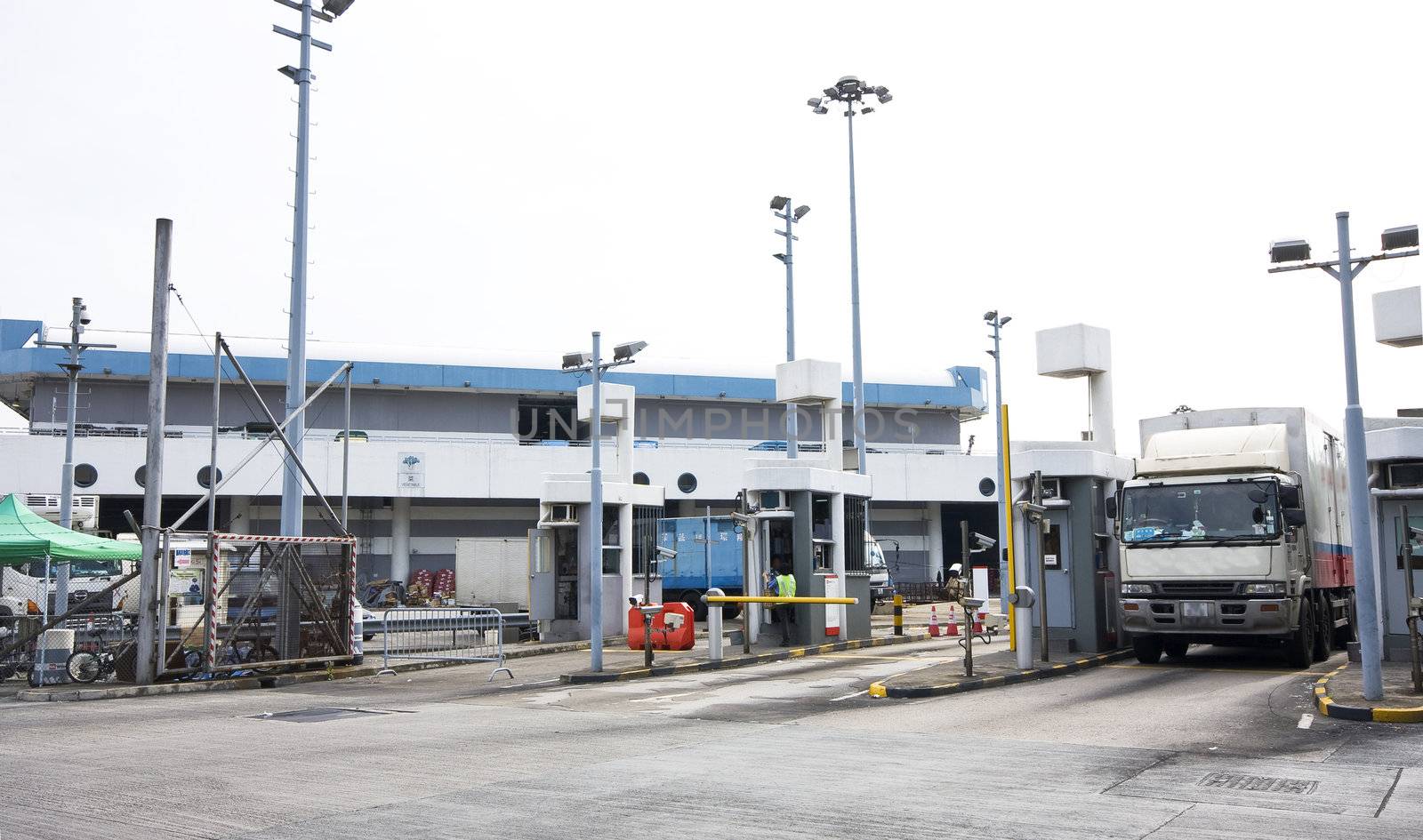 Highway road to toll in Hong Kong