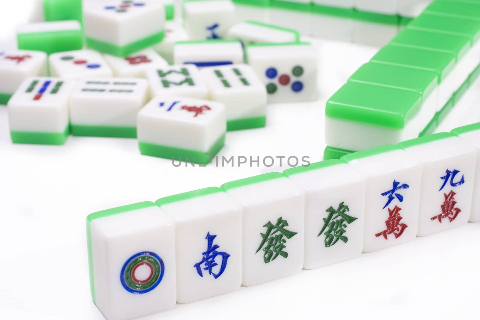 Mahjong, very popular game in China