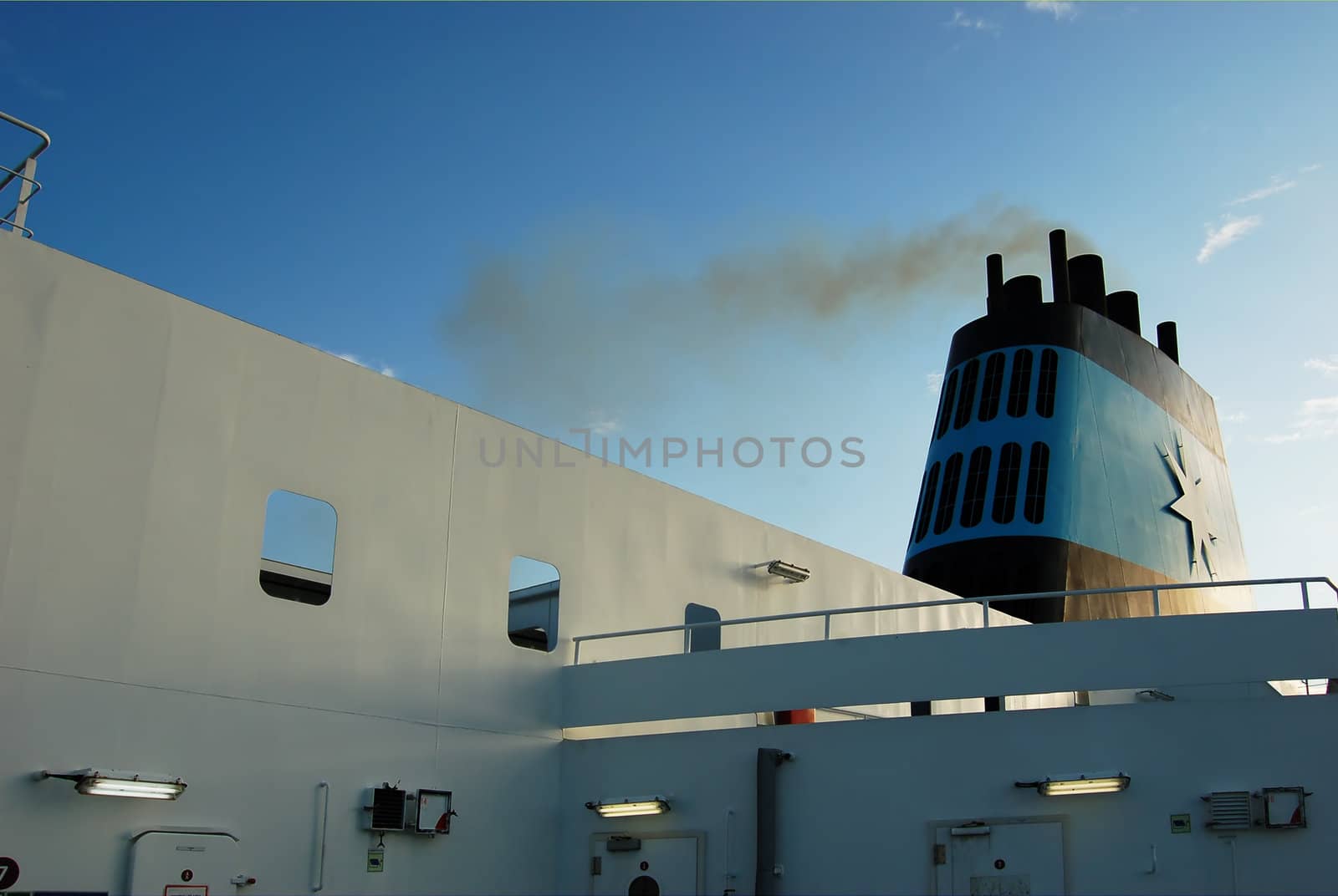 Car ferry from Dunkerque stock photo