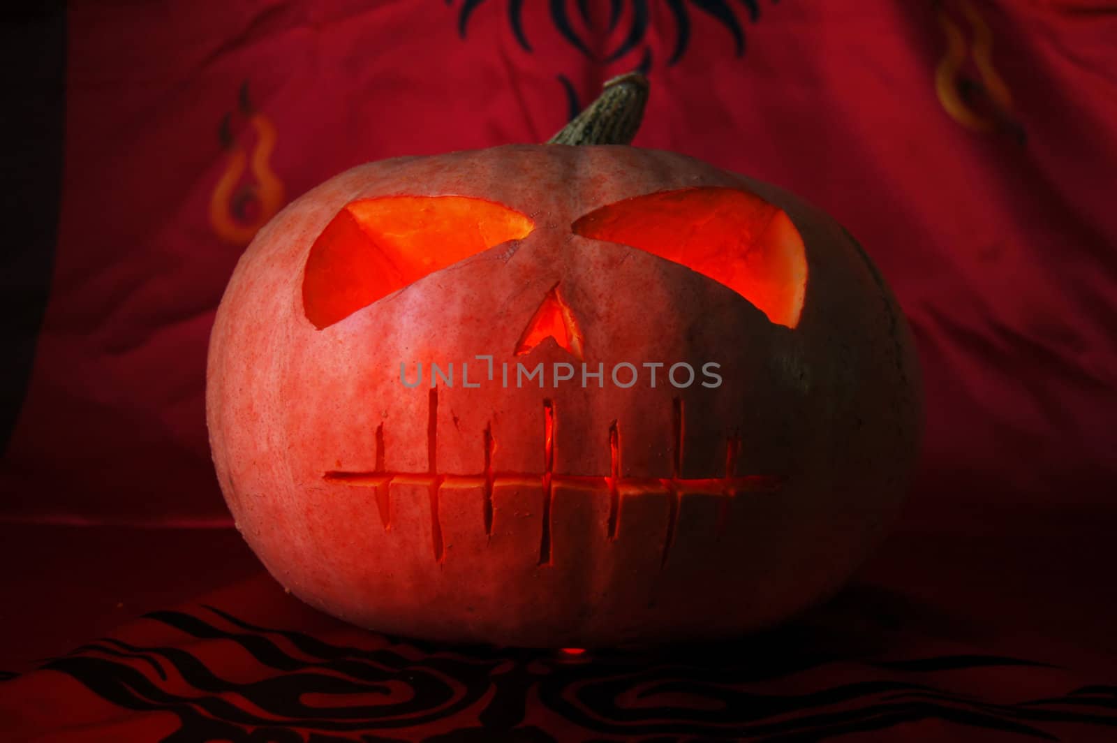 Spooky Halloween pumpkin