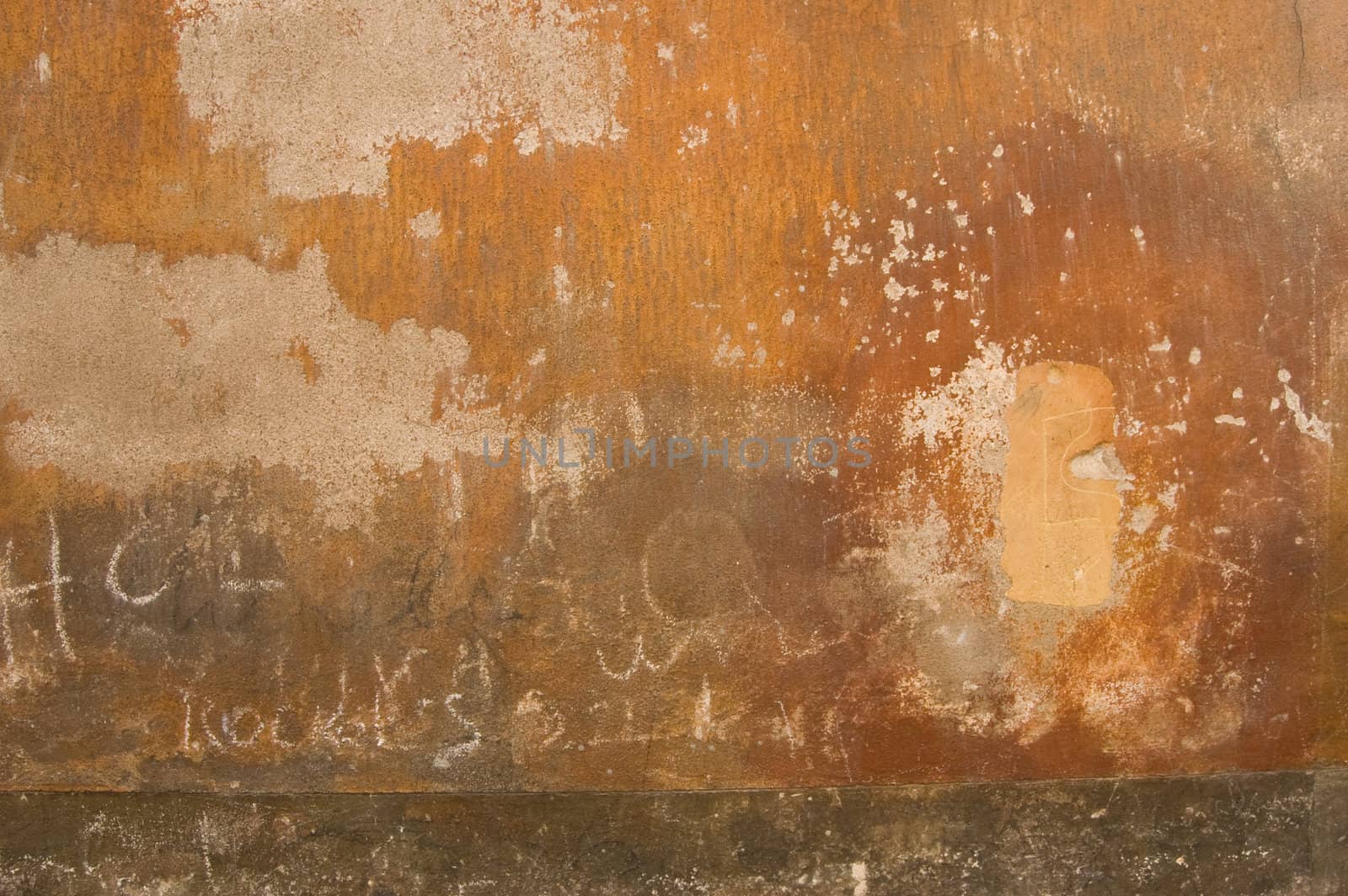 A grungy rough terracotta wall texture !