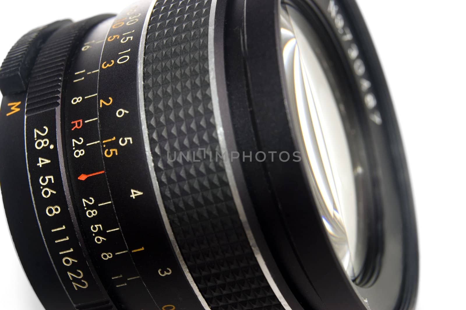 Photography lens close up by johnnychaos