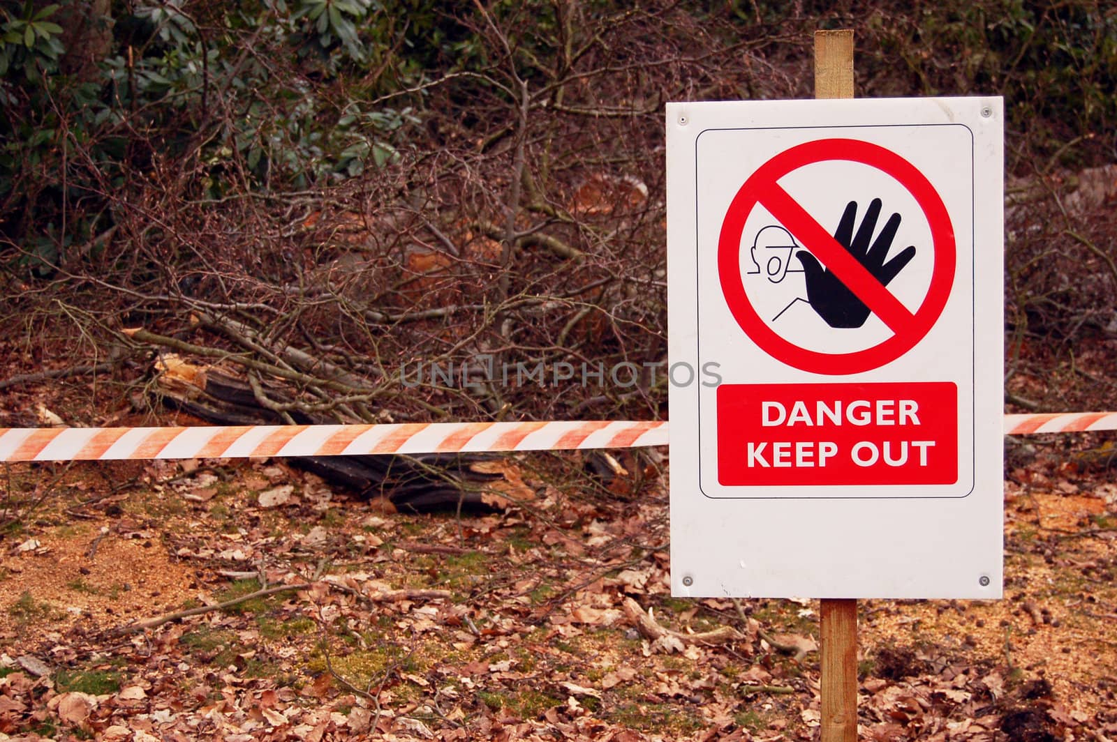 Danger Keep Out sign