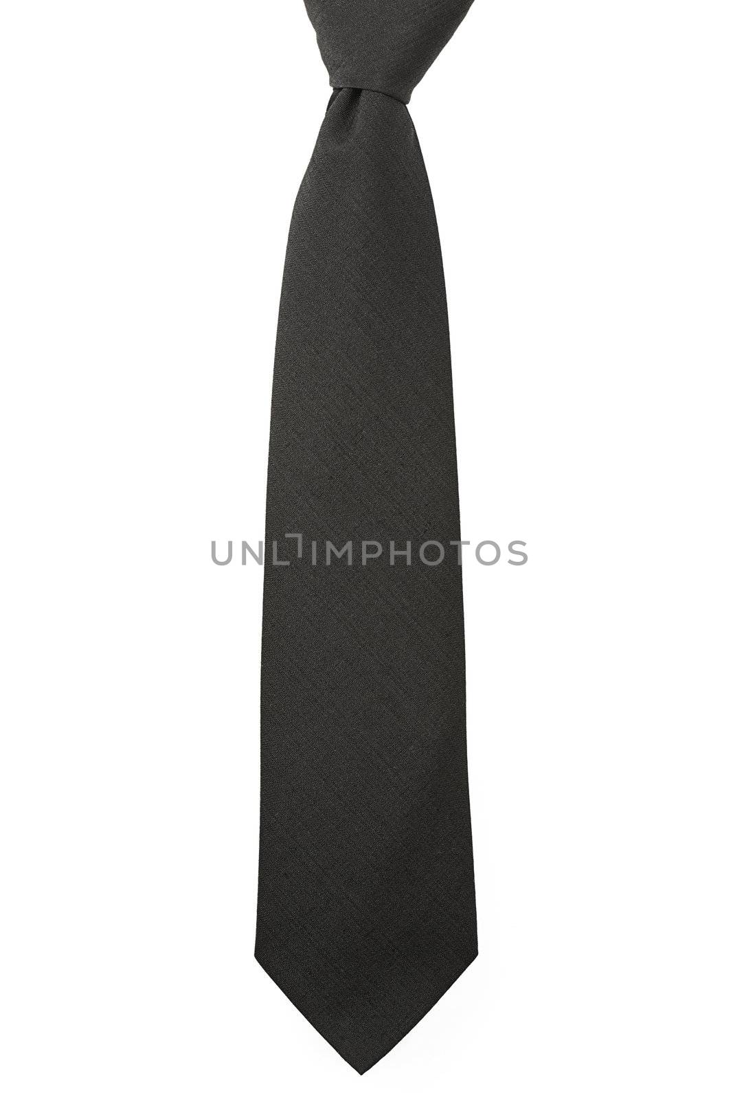 black tie isolated on white background